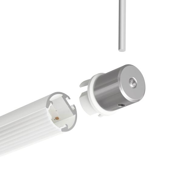 Endkappe OLEK-LUK  mit Stromversorgung für 12V/24V